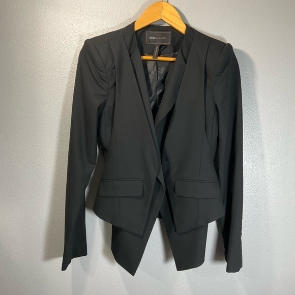 BCBGMAXAZRIA Black Tuxedo Jacket blazer size XS - Picture 2 of 9